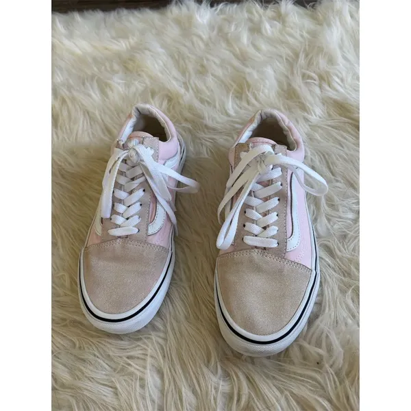 Vans Old Skool Sk8 Low Pink Suede Skate Shoes Unisex Size‎ 7.5/6 - Image 3