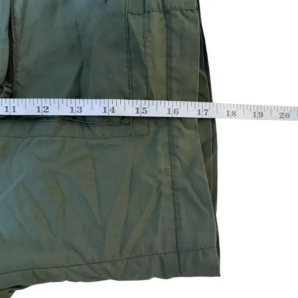 REI Mid Rise Convertible Army Green Cargo Hiking Shorts Nylon UPF 50+ Women's SM - Image 9
