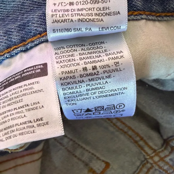 NWT‎ Levi's Icon Denim Mini Skirt High Rise Raw Hem Light Wash Size 28 - Image 9