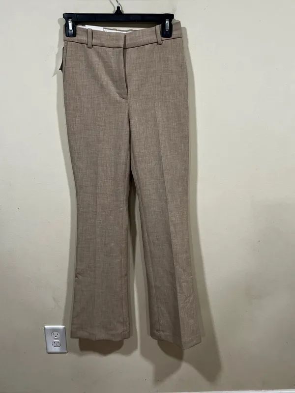 Aritzia Babaton Program Pant Heathered High Rise Flare size 2 NWT full length - Image 2