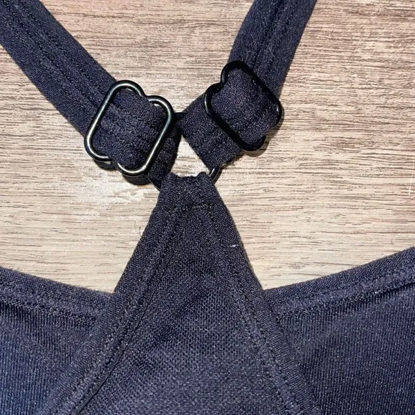 Marika Womens Crossback Active Sports Bra Black‎ No Size Tag (Small) - Image 3