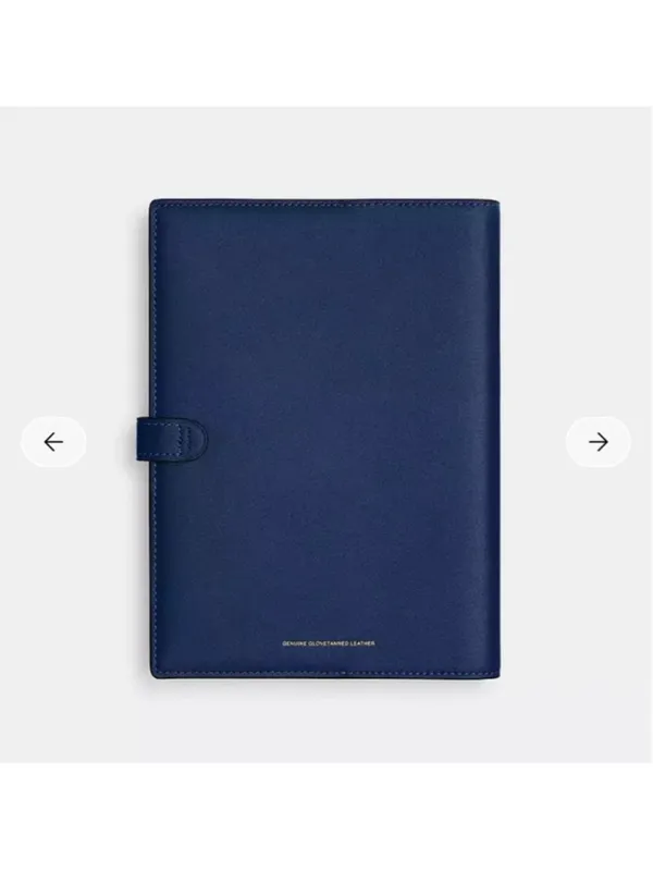 NEW Rexy 10th Birthday Blue Leather Notebook NIB - Image 3