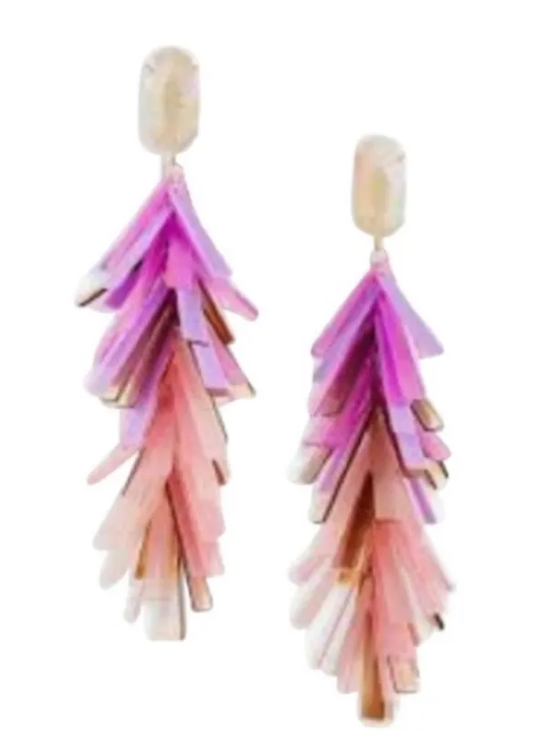 Kendra Scott Justyne Ombré Shell Statement Earrings - Image 2