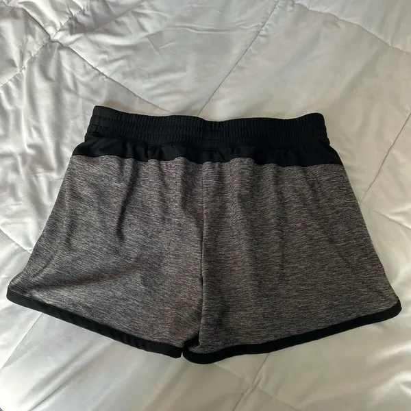 Ideology Womens Medium Running Shorts Black Gray Workout Gym‎ Yoga Activewear - Image 6