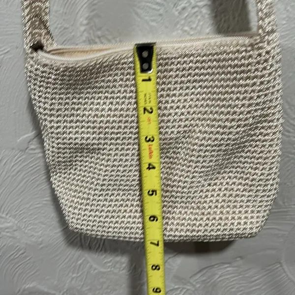 The Sak Crochet Mini Purse Crossbody Off White - Image 6