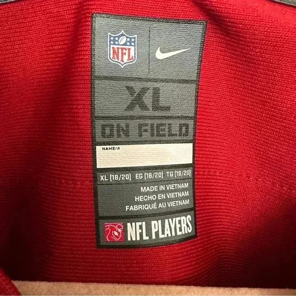 DeAndre Hopkins #10‎ Arizona Cardinals Womens Size XL Nike NFL Red Game Jersey - Image 10