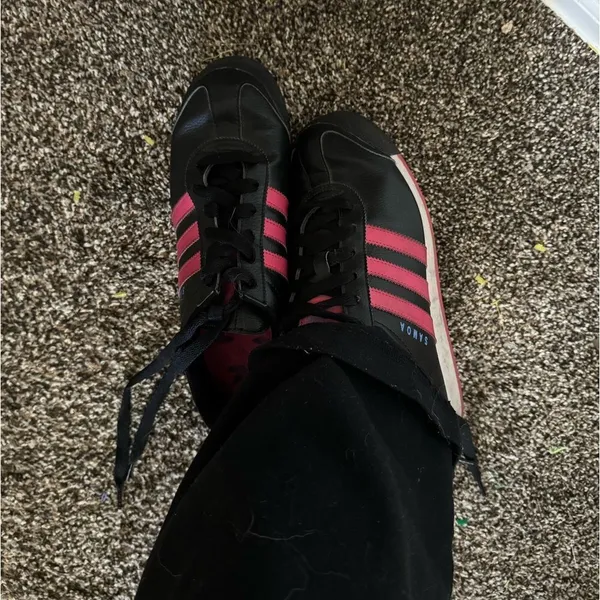 Adidas Samoa OG Shoes Womens Size 7.5 in Black‎ Pink Sneaker - Image 3