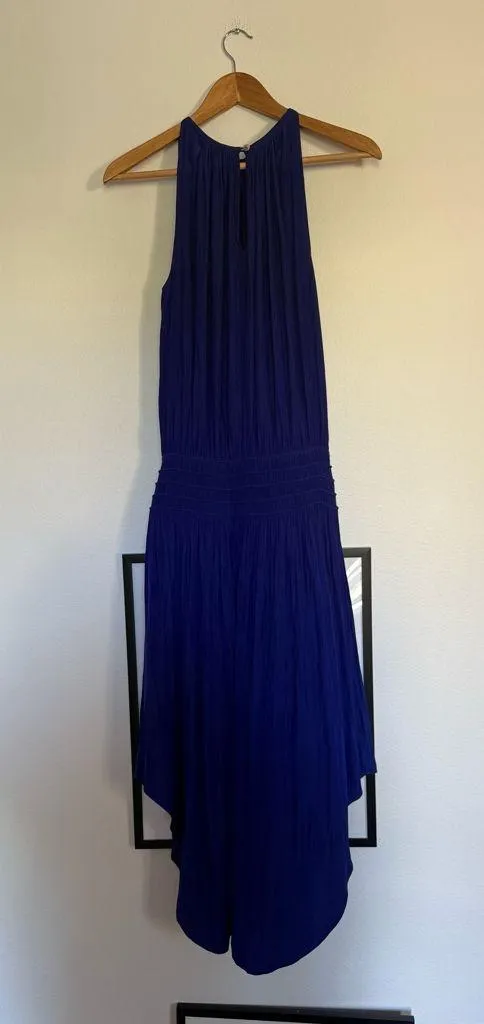 Ramy Brook Royal Blue High Low Dress - Image 3