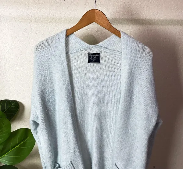 Abercrombie | Soft Longline Open Front Cardigan - Image 3