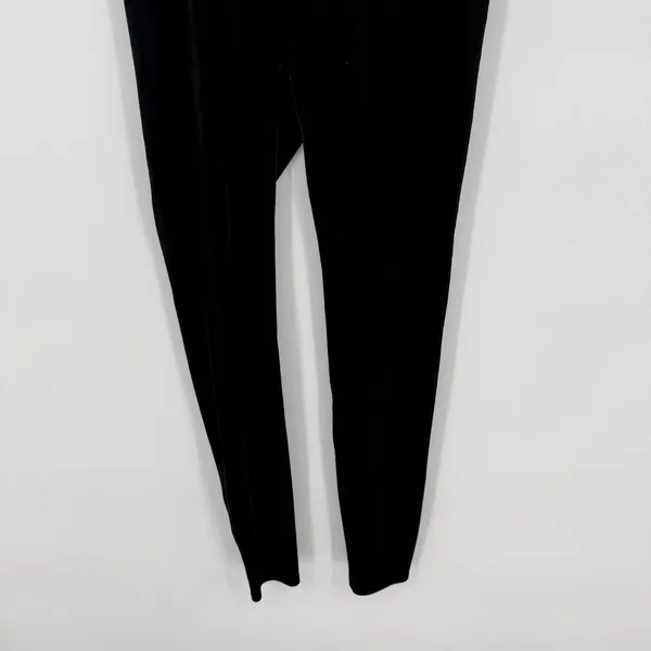 SPANX Velvet Leggings High Waisted‎ Lounge Pants Black Size L - Image 7