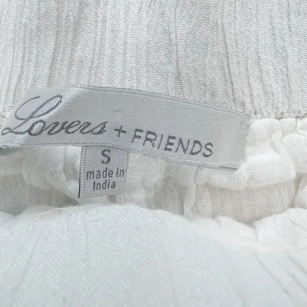 LOVERS + FRIENDS Serene Shorts in White Embroidered Floral‎ size Small - Image 4
