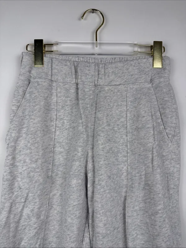 Abercrombie Soft A&F Light Grey Pull On Lounge Jogger Sweatpants Size Small - Image 2