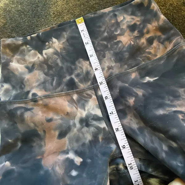 LULULEMON Align Pant 25" Diamond Dye Graphite Grey Pink Pastel‎ Size 4 - Image 8