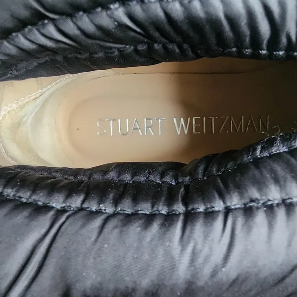 Stuart Weitzman‎ White Leather Platform Lug Sole Gorpcore Boot, 6.5 - Image 10