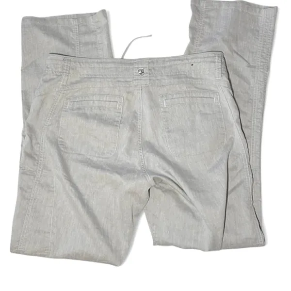 KÜHL Cabo UPF 50+ Sun Gray Linen Blend Hiking PNW Granola Gorpcore Size 8 Short - Image 5
