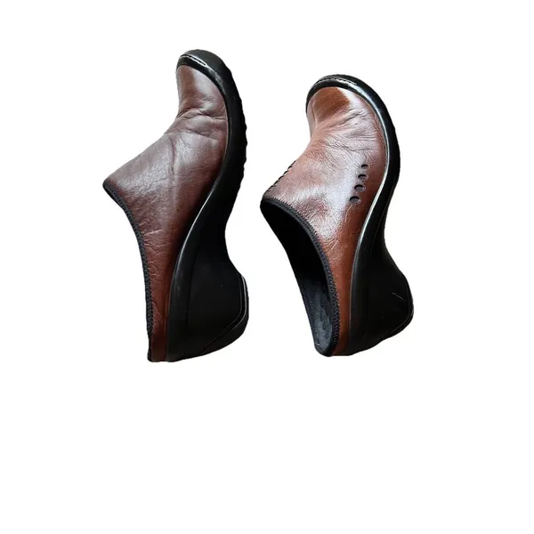 Privo By‎ Clark’s  Women’s Clogs 10M Leather Brown - Image 3