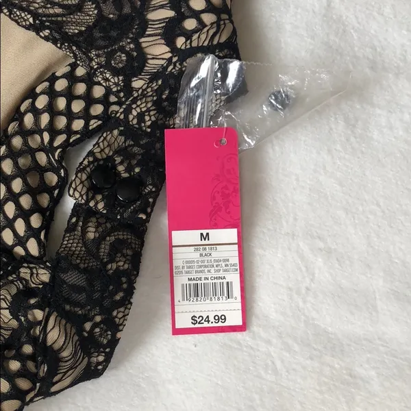 NWT Xhilaration Black Lace Swing Dress - Image 5