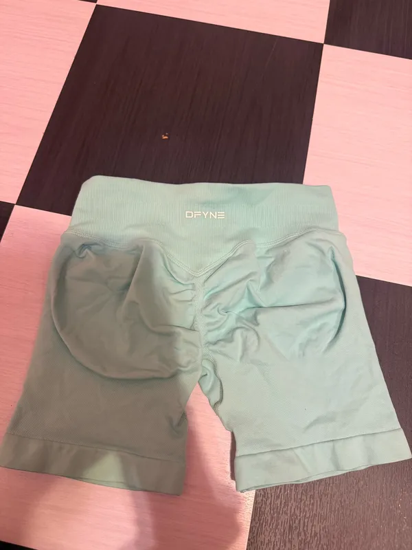 Gym Shorts DFYNE Pastel Green - Image 4