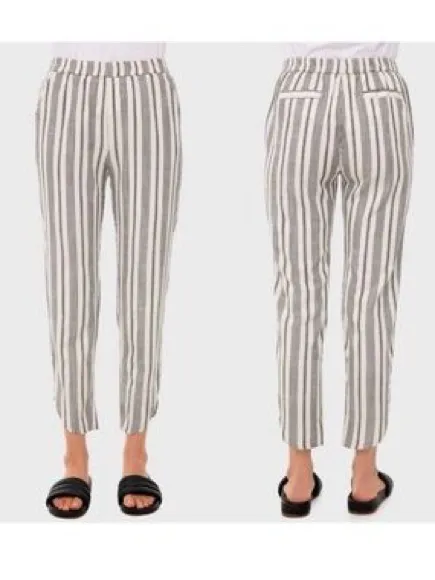 Marine Layer Allison Pull-On Pants Women’s Size Medium Lightweight Stripe - Image 2