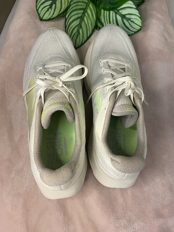 New Balance Fresh Foam X 1080v13 Moonrock Bleached Lime Glo Men's Shoe Size 12 - Image 6
