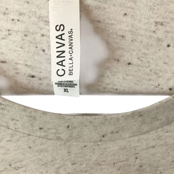 Canvas Bella+Canvas T-shirt XL Cream with Pumpkins - Image 4