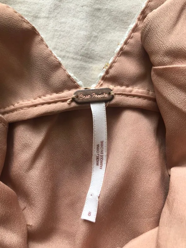 Free People “Night Shimmers” Nude Sequin Cocktail Dress - Image 6