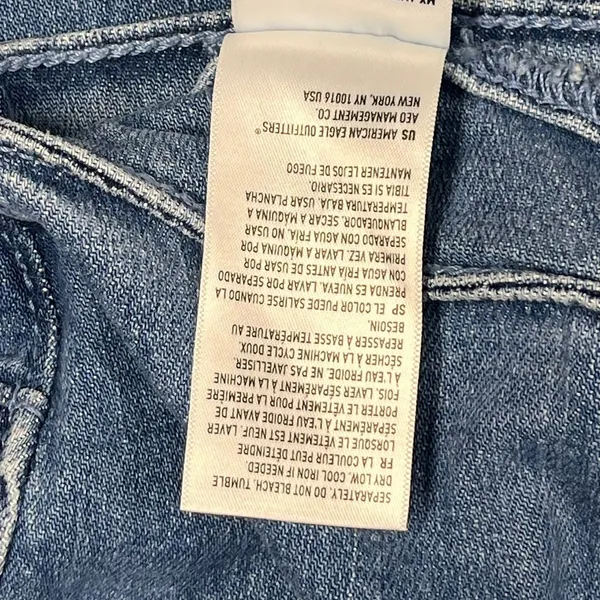 American Eagle Outfitters Women's Wide Leg Jeans - Medium Blue - Image 16