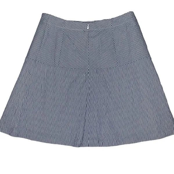 ‎LOFT cotton a-line striped skirt 8P - Image 2