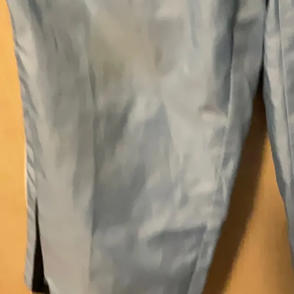 Sky Blue Joggers with Black Side Stripes - Image 2