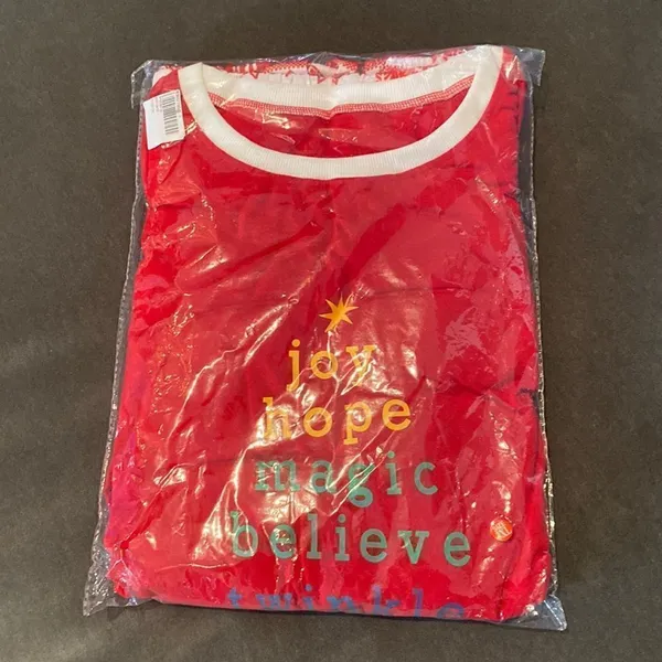 Women’s Holiday Christmas Pajama Set 2 Piece Joy Hope Magic Size 3XL NEW - Image 11