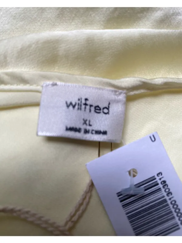 Aritzia Butter yellow lingerie inspired Slip Midi Dress Minimalist Luxury XL - Image 6