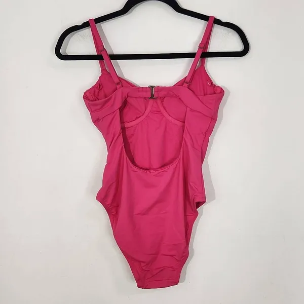 Andie Hot Pink One-Piece Swimsuit NWT Small Pink One Piece Swimwear - Image 5
