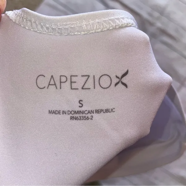 Capezio White Long Sleeve Leotard - Image 4
