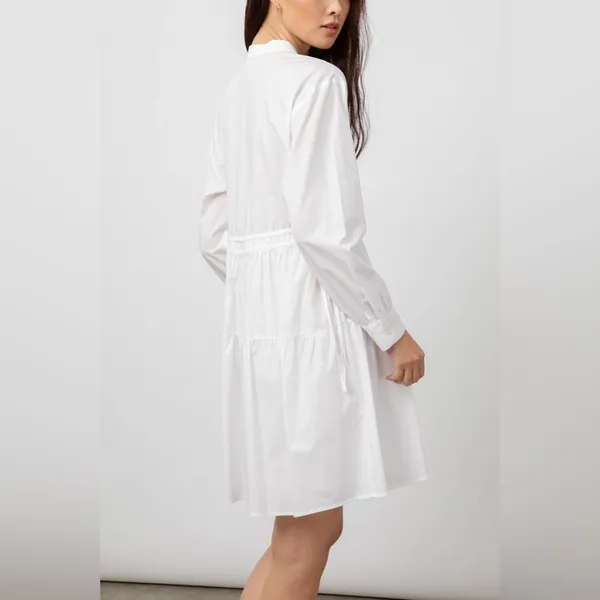 Rails‎ Ivy Dress White Mini Long Sleeve - Image 2