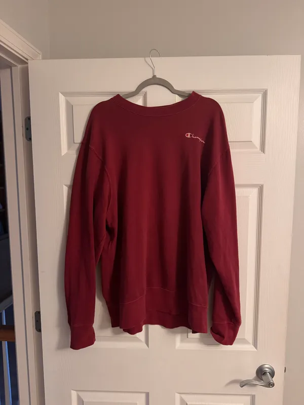 Champion Maroon  Crew Neck - Image 2