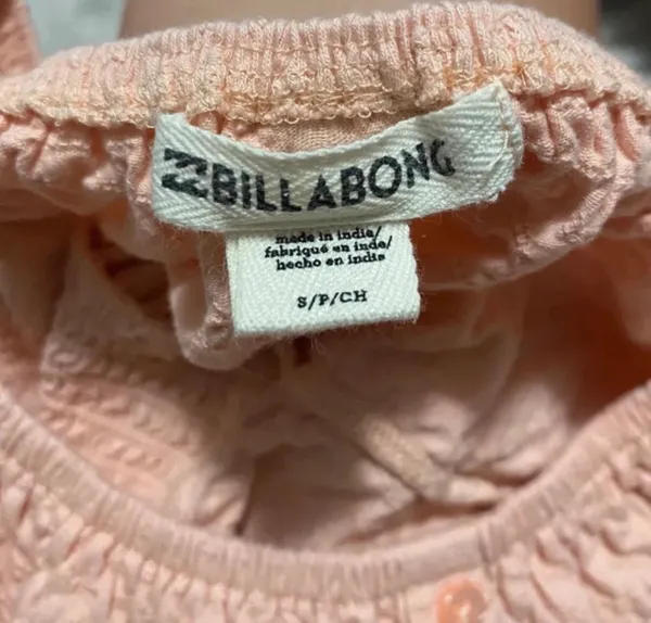 Pink Billabong Crop Top  - Image 4