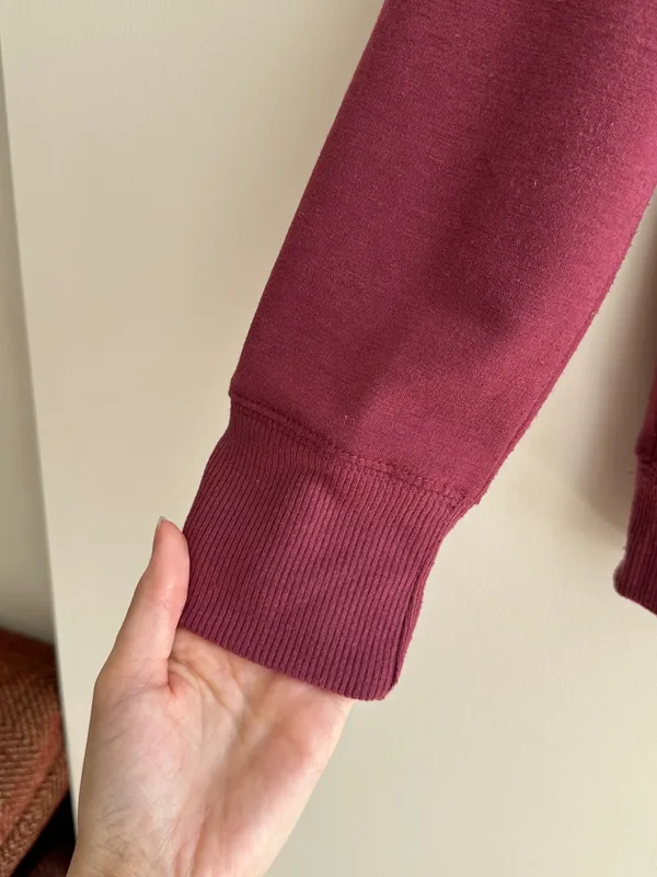 C&C California “Fall Is My Favorite Color” Maroon Sweatshirt, Size Medium - Image 5