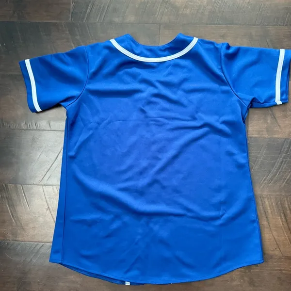 Champion Blue Baseball Jersey - Image 13