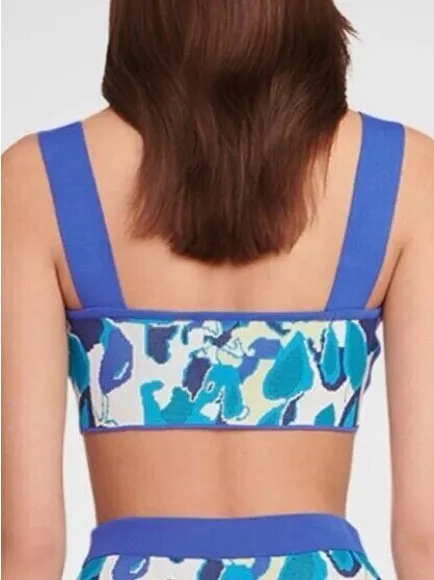 STAUD Women's Zola Knit Crop Top Size Large - Image 2
