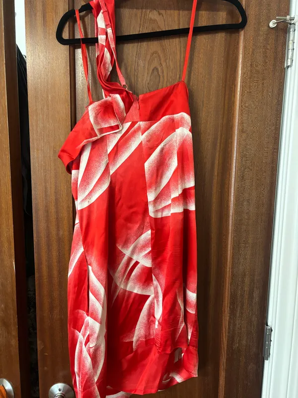 BCBGMAXAZRIA Silk Dress Mini - Image 2