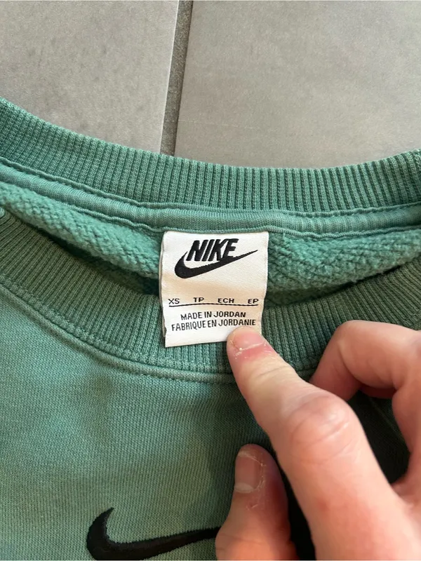 Nike Phoenix Fleece Over-Oversized Crew-Neck Sweatshirt | Teal (Cannon) - Image 4