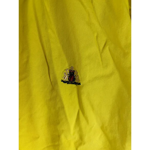 Vintage Urgent Gear Shirt Womens Size Medium Yellow Button Front Western Preppy - Image 5