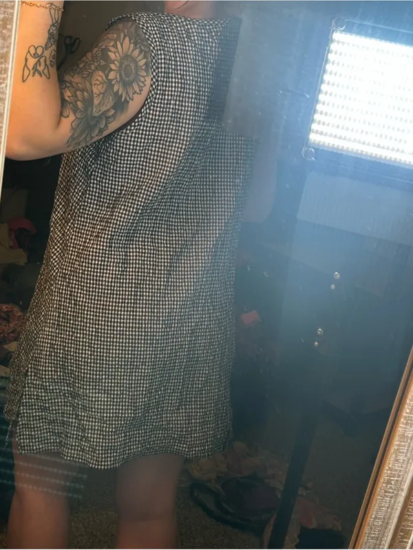 Soft Surroundings‎ Gingham Check Tunic Top - Image 2