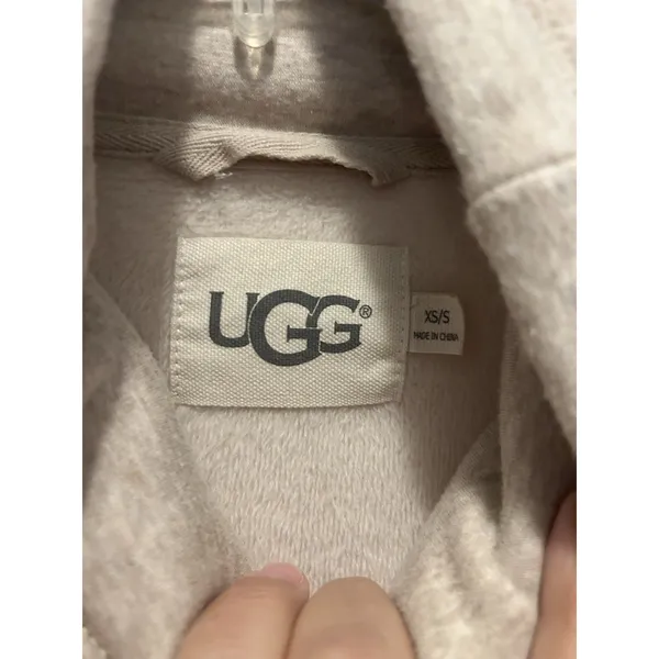 UGG Women's Charlynne Fleece Poncho Sweater Oatmeal Heather Beige Size XS S Cozy - Image 5