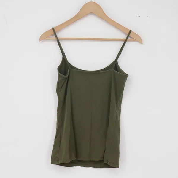 Old Navy Cami Womens S First-Layer Olive Green Adjustable Strap Excellent - Image 4