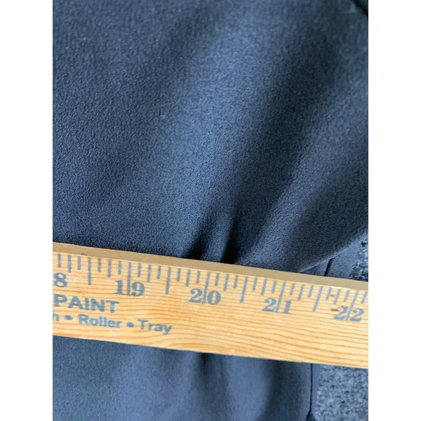 J.Crew Women's Black Dark Academia Schoolhouse Victorian Shirt Dress Tie Waist - Image 7