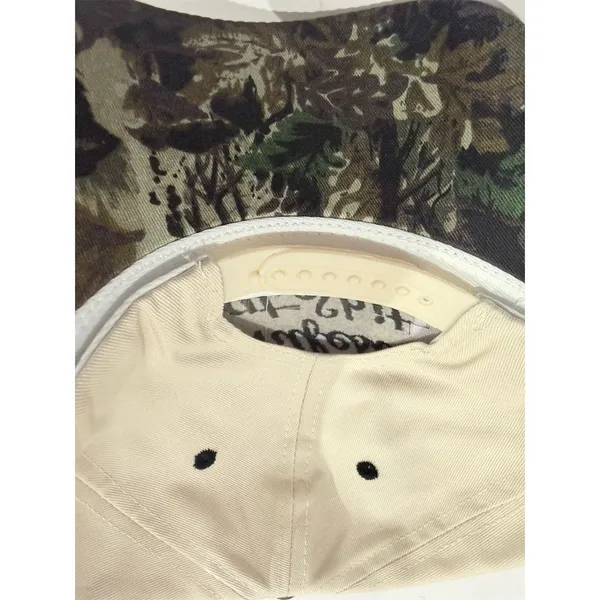 Cream Snapback Hat manifest Crown Camo Brim Embroidered new gift adult fun - Image 4