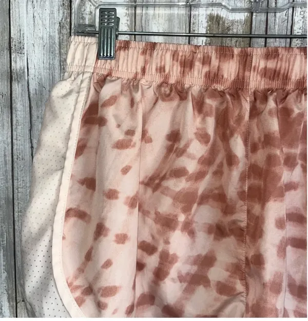 Nike Tempo Dri Fit Printed Spotted Running Orange Athletic Shorts XL - Image 5