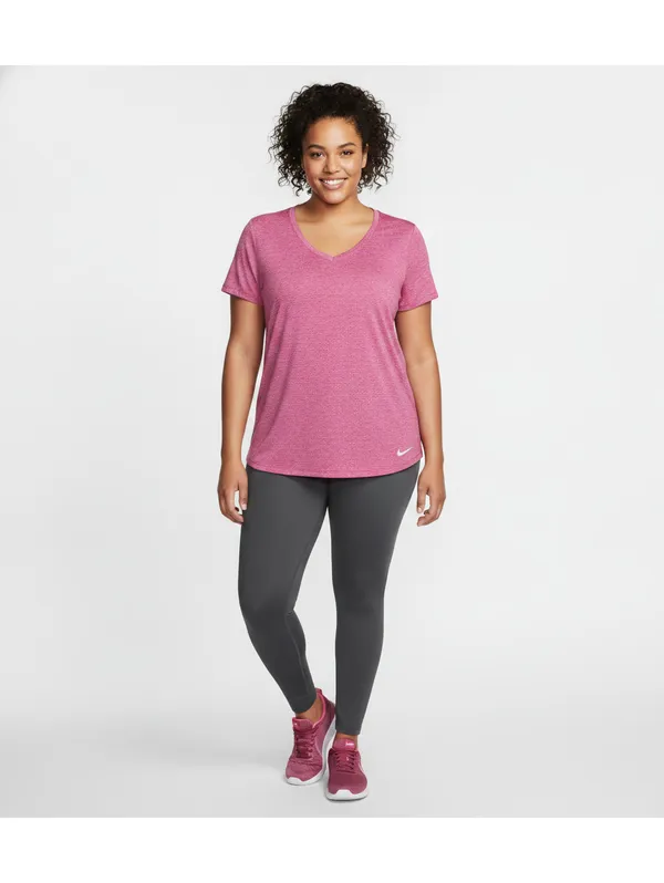 Nike Dri-Fit Pink Heather Athletic T-Shirt Size Small Short Sleeve - Image 5