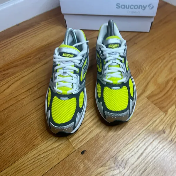 Saucony Grid Jazz 9 Yellow Silver Size 5.5M/7W - Image 17